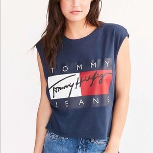 TOMMY HILFIGER CROP TOP/TANK TOP
